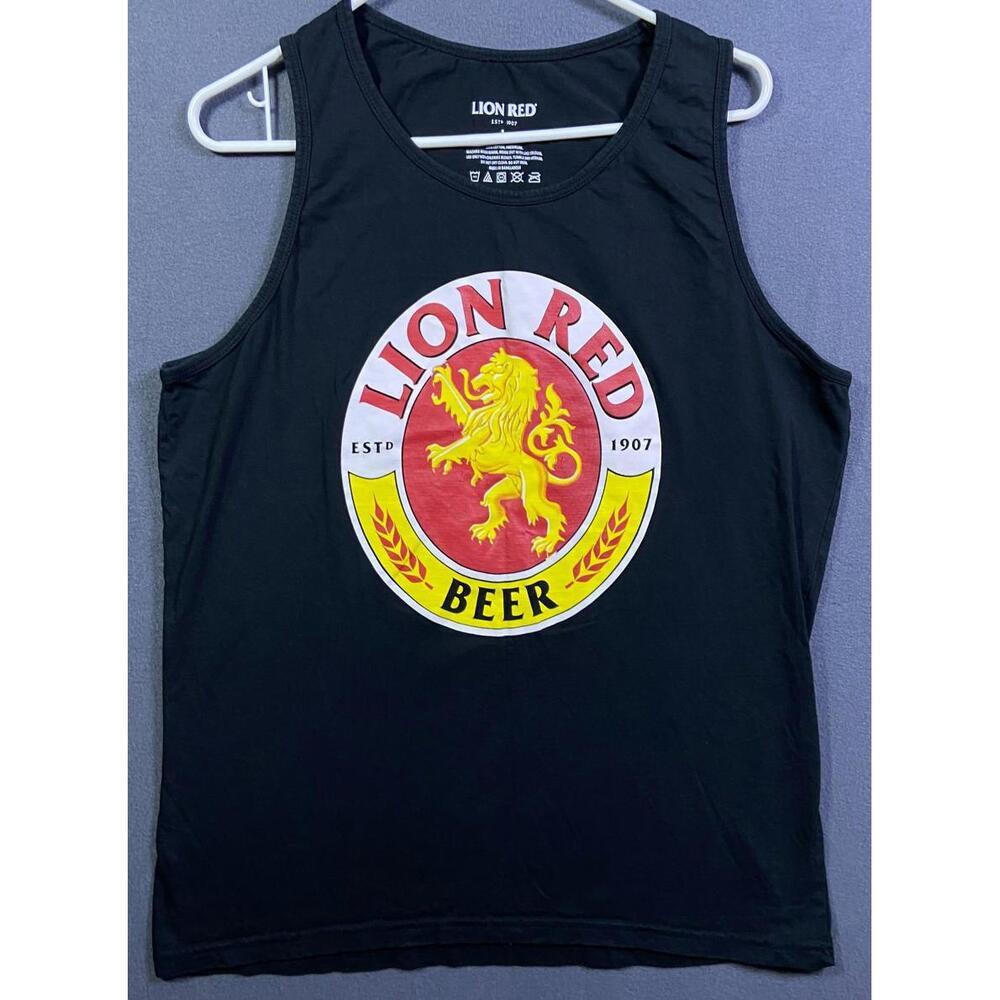 Lion Red New Zealand Brewing Est 1907 Beer Sleeveless Tank Top Shirt Alcohol Tee